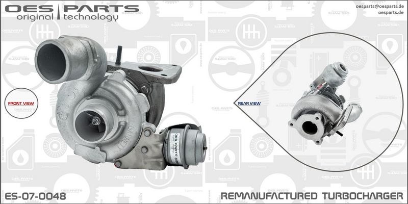 OES PARTS Компрессор, наддув ES-07-0048